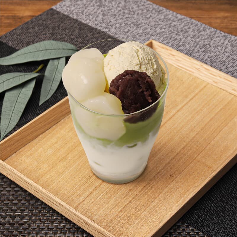 抹茶あずき白玉フロート詳細写真