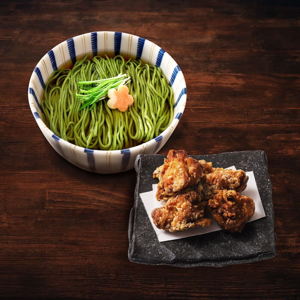 唐揚げそば-phot