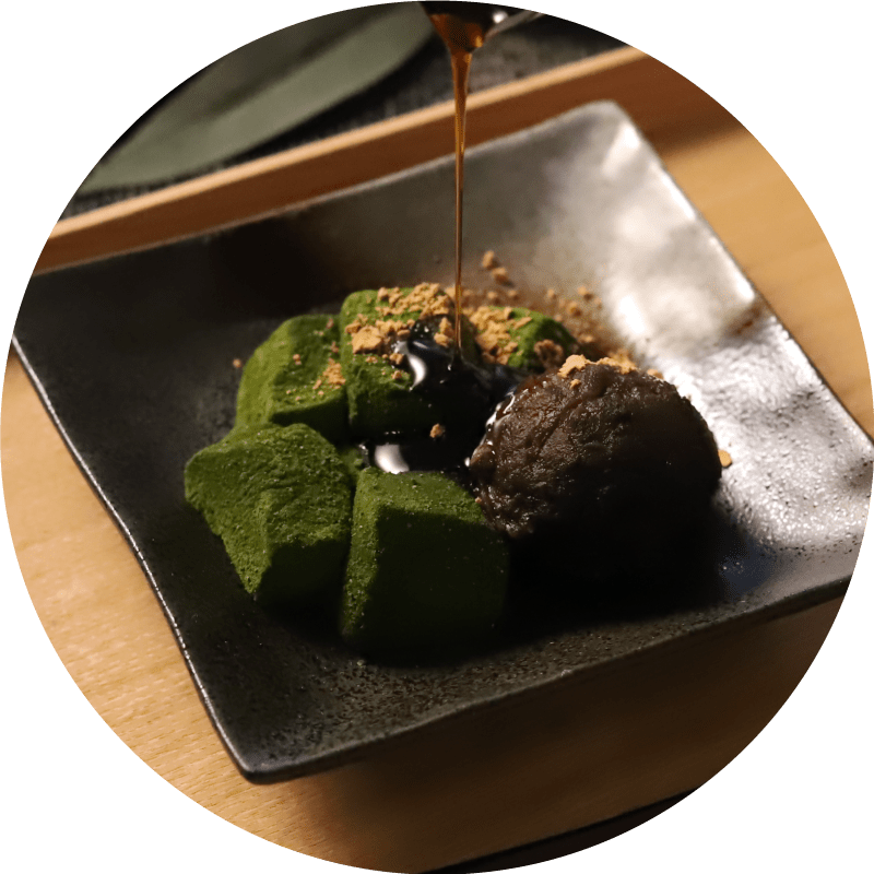 抹茶わらび餅